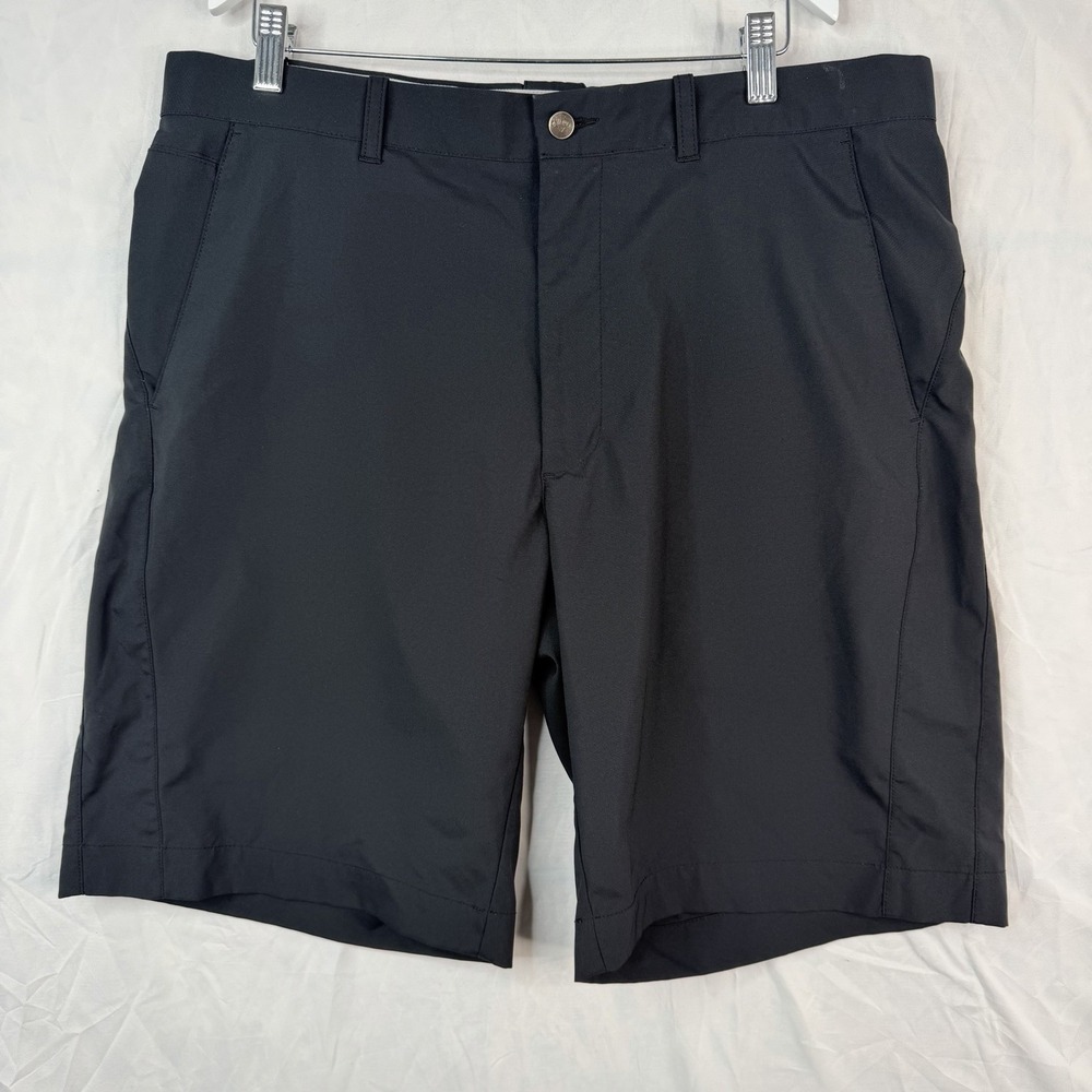 Callaway Golf Shorts Mens 36 Black Opti-Dry Flat Front‎ Tech Performance